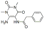 Acetamide,  N-(6-amino-1,2,3,4-tetrahydro-1,3-dimethyl-2,4-dioxo-5-pyrimidinyl)-2-phenyl-  (8CI) 구조식 이미지
