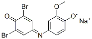 2,6-DIBROMO-3'-METHOXYINDOPHENOL SODIUM SALT Structure