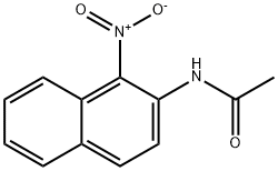2-Acetamido-1-Nitronaphthalene Structure