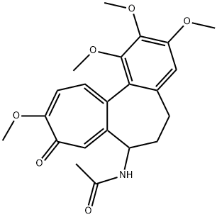 (+-)-Colchicine Structure