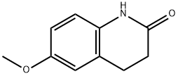 6-Methoxy-3,4-dihydro-1H-quinolin-2-one 구조식 이미지