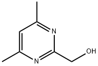 2-피리미딘메탄올,4,6-디메틸-(9CI) 구조식 이미지