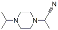 1-Piperazineacetonitrile,-alpha--methyl-4-(1-methylethyl)-(9CI) Structure