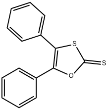 4,5-Diphenyl-1,3-oxathiole-2-thione Structure