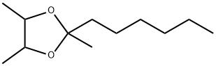 2-Hexyl-2,4,5-trimethyl-1,3-dioxolane Structure