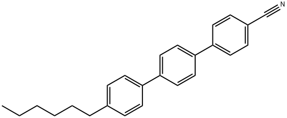 4-CYANO-4'-HEXYLTERPHENYL Structure