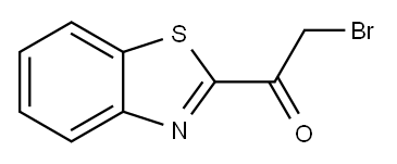 1-(1,3-Benzothiazol-2-yl)-2-bromo-1-ethanone 구조식 이미지