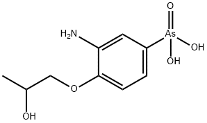 [3-아미노-4-(2-히드록시프로폭시)페닐]아르손산 구조식 이미지