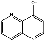 4-Hydroxy-1,5-naphthyridine 구조식 이미지