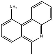 6-메틸-10-페난트리딘아민 구조식 이미지