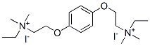 ethyl-[2-[4-[2-(ethyl-dimethyl-ammonio)ethoxy]phenoxy]ethyl]-dimethyl-azanium diiodide Structure