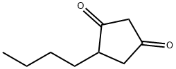 4-Butyl-1,3-cyclopentanedione Structure