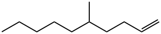 5-메틸-1-데센 구조식 이미지