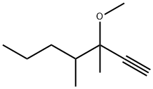 3-메톡시-3,4-디메틸-1-헵틴 구조식 이미지