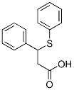3-phenyl-3-phenylsulfanyl-propanoic acid Structure