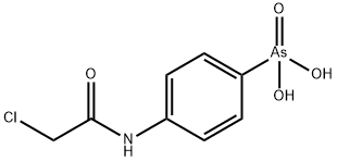 4-(2-chloroacetamido)phenylarsonic acid  Structure