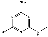 2-클로로-4-메틸아미노-6-아미노-1,3,5-트리아진- 구조식 이미지