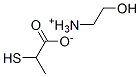 (2-hydroxyethyl)ammonium 2-mercaptopropionate Structure