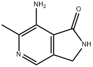 1H-Pyrrolo[3,4-c]pyridin-1-one, 7-aMino-2,3-dihydro-6-Methyl- 구조식 이미지