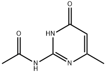 2-acetylamino-6-methyl-3H-pyrimidin-4-one Structure