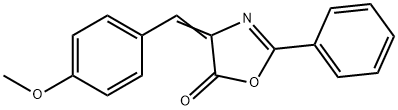 4-(4-METHOXYBENZYLIDENE)-2-PHENYL-2-OXAZOLIN-5-ONE 구조식 이미지