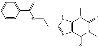 N-[2-(1,3-dimethyl-2,6-dioxo-7H-purin-8-yl)ethyl]benzamide Structure