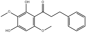 2',4'-Dihydroxy-3',6'-dimethoxydihydrochalcone 구조식 이미지