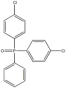 bis(p-chlorophenyl)phenylphosphine oxide Structure