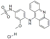 Amsacrine hydrochloride 구조식 이미지