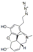 6β-아지도-4,5α-에폭시-3-에톡시-17-메틸모르피난 구조식 이미지
