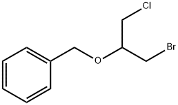 벤젠,[[2-broMo-1-(클로로메틸)에톡시]메틸]- 구조식 이미지
