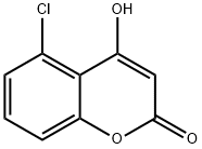 5-CHLORO-4-HYDROXY-2H-CHROMEN-2-ONE 구조식 이미지