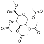 1,2,3,4-Tetra-O-acetyl-a-D-glucuronidemethylester Structure