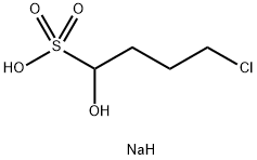 Sodium 4-chloro-1-hydroxybutanesulfonate 구조식 이미지