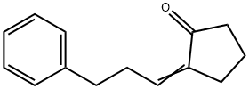 2-(3-phenylpropylidene)cyclopentan-1-one Structure