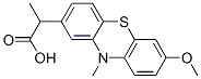 2-(7-methoxy-10-methyl-phenothiazin-2-yl)propanoic acid 구조식 이미지