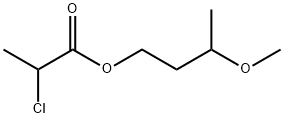 3-메톡시부틸2-클로로프로파노에이트 구조식 이미지