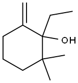 1-Ethyl-2,2-dimethyl-6-methylenecyclohexanol Structure