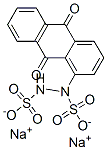disodium 9,10-dioxo-1-[sulfonato-(sulfonatoamino)amino]anthracene 구조식 이미지