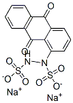 disodium 9,10-dioxo-1-[sulfonato-(sulfonatoamino)amino]anthracene Structure