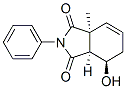 (3aS)-3a,6,7,7aα-Tetrahydro-7β-hydroxy-3aα-methyl-2-phenyl-1H-isoindole-1,3(2H)-dione 구조식 이미지