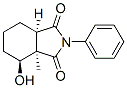 (3aR,7aα)-3a,4,5,6,7,7a-Hexahydro-4β-hydroxy-3aα-methyl-2-phenyl-1H-isoindole-1,3(2H)-dione Structure