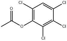 2,3,4,6-TETRACHLOROPHENOL ACETATE Structure