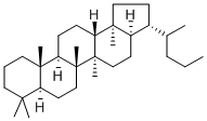 17A(H),21BETA(H)-(22RS)-BISHOMOHOPANE 구조식 이미지