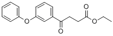 ETHYL 4-OXO-4-(3-PHENOXYPHENYL)BUTYRATE Structure