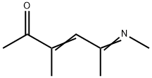 3-Hexen-2-one, 3-methyl-5-(methylimino)- (9CI) 구조식 이미지