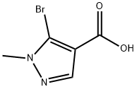 5-Bromo-1-methyl-1H-pyrazole-4-carboxylic acid Structure