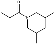 피페리딘,3,5-디메틸-1-(1-옥소프로필)-(9CI) 구조식 이미지