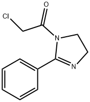 1H-Imidazole, 1-(chloroacetyl)-4,5-dihydro-2-phenyl- (9CI) Structure