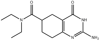 2-amino-N,N-diethyl-4-oxo-5,6,7,8-tetrahydro-1H-quinazoline-6-carboxam ide Structure